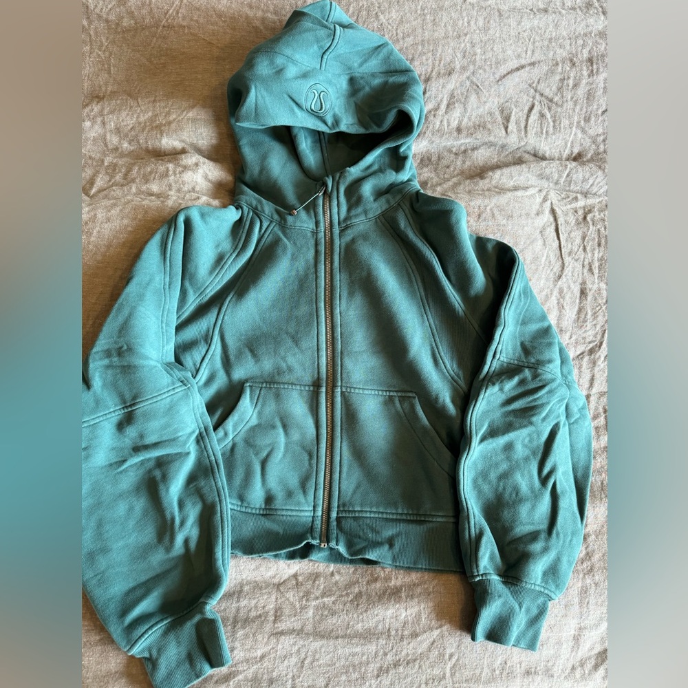 Lululemon Scuba Full Zip Hoodie M/L Teal